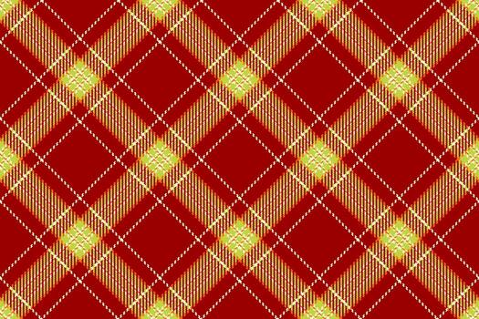 efecto cheque tartán , túnica tela antecedentes modelo. doblada textura sin costura tartán textil en rojo y Lima colores. vector