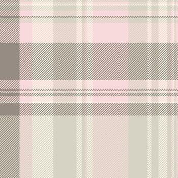 Soft plaid pattern with pink and neutral hues. Timeless design for textile, background or surface application. Gentle, calming, and versatile. vector