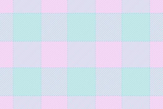 Customer plaid background, serene seamless texture tartan. Mockup pattern check fabric textile in light and cyan colors. vector