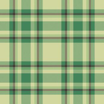 Classic tartan pattern in shades of green and beige. Ideal for backgrounds, textile designs, or adding a touch of tradition. Versatile and timeless texture. vector