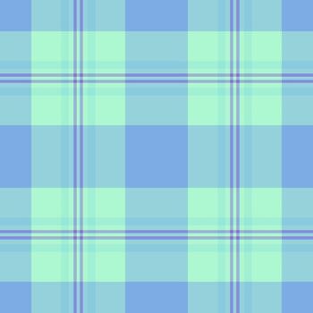 Pastel plaid pattern. Soft blue and mint hues create a calming, versatile background. Ideal for textiles, design projects, or seasonal themes. Seamless tile. vector