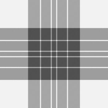 Classic tartan pattern. Elegant grey and white plaid design ideal for fabric, textile, or background use. Creates a timeless and versatile aesthetic. vector