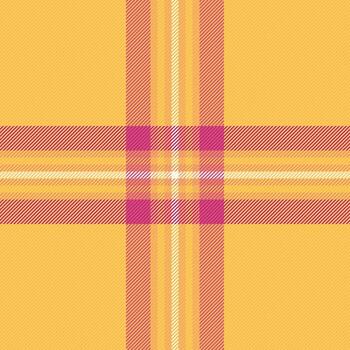 Warm plaid pattern with bright hues, perfect for textile designs, backgrounds, or digital art. Versatile for adding a cozy, vibrant touch to any project. vector