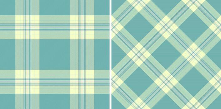 Plaid check of pattern seamless tartan with a background textile fabric texture. Set in spring colors. Wide grid patterns in modern fashion. vector
