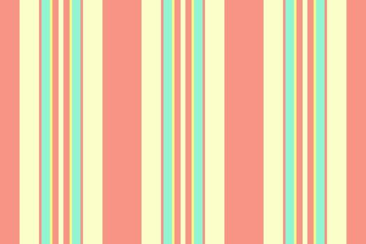 Styling fabric stripe, factory textile pattern lines. Floor vertical background texture seamless in red and lemon chiffon colors. vector