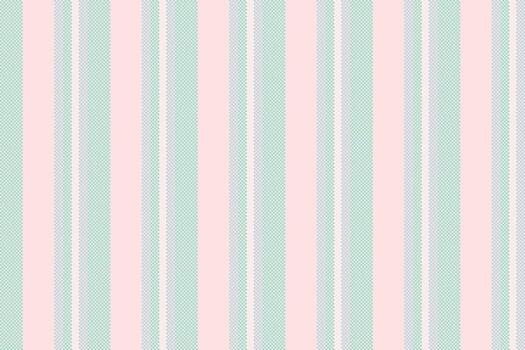 Camask textile texture stripe, site background seamless lines. Dkill vertical pattern fabric in misty rose and teal colors. vector