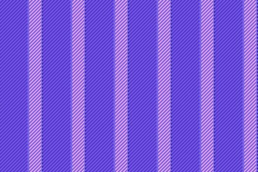 Meometrical vertical seamless fabric, mid background textile. Ftriped stripe texture lines pattern in indigo and purple colors. vector