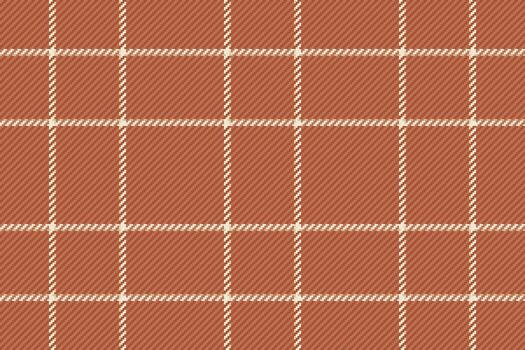 Buffalo textile texture , repeat tartan plaid background. Border seamless pattern check fabric in orange and light colors. vector