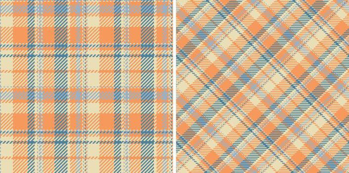 Classic plaid patterns in warm, inviting hues. Seamless textile design offering a timeless and versatile visual, perfect for fabric design and backgrounds. vector