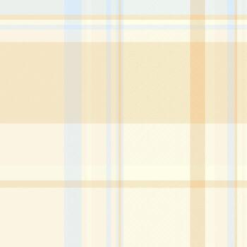 Soft, pastel plaid pattern in cream, peach, and light blue. A timeless, elegant design for textiles, backgrounds, or branding. Versatile for various creative projects. vector