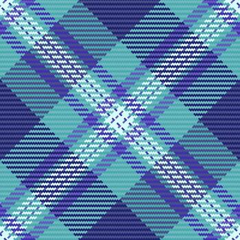 Detailed plaid pattern in cool blues and purples. Textile design, fashion element, abstract background. Use for backgrounds, textures, fills, designs. vector