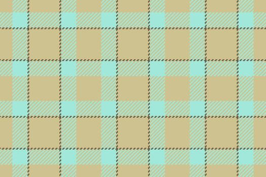 Classic plaid pattern in tan and turquoise. Great for backgrounds, textiles, or adding a rustic touch to designs. Perfect for seasonal projects. vector