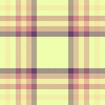 Hunter texture background seamless, contour tartan textile. Direct plaid check pattern fabric in lime and light colors. vector