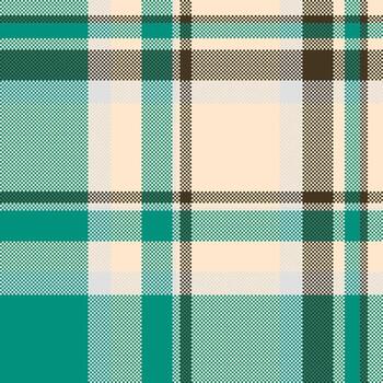 Detailed pixelated plaid pattern in neutral hues. Ideal for backgrounds, textiles, design projects, and evoking a sense of heritage and classic style. Versatile and timeless. vector
