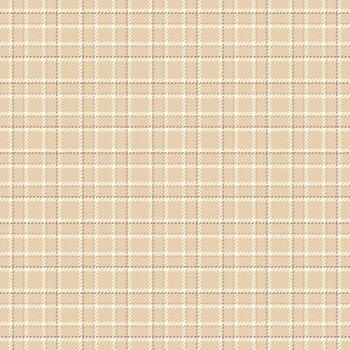 Seamless neutral tartan pattern. Classic checkered design in beige, brown, and white, ideal for backgrounds, textiles, fabrics, or creative projects. Versatile texture. vector
