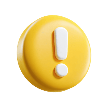 arrotondato giallo discorso bolla icona con esclamazione marchio per comunicazione, avvisi, e notifiche uso png