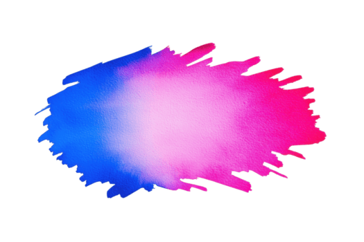 un vibrante acuarela chapoteo mezcla azul, rosa, y blanco matices crea dinámica y artístico antecedentes. degradado efecto agrega profundidad y textura, haciendo eso ideal para creativo proyectos png