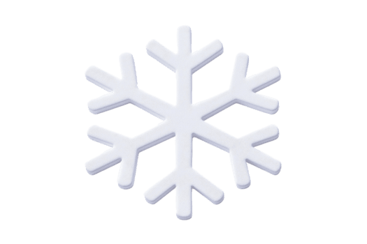 een wit sneeuwvlok met gemakkelijk meetkundig ontwerp is geïsoleerd Aan transparant achtergrond, presentatie van haar ingewikkeld en symmetrisch patroon png