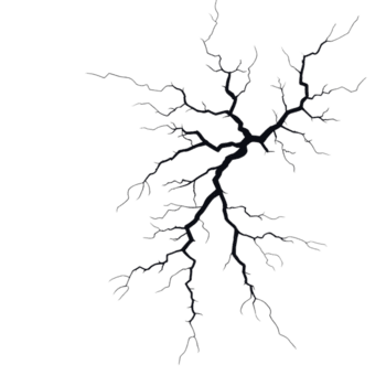 uma detalhado ilustração do relâmpago parafuso com intrincado ramificação padrões, exibindo natural beleza e complexidade do elétrico descarga. imagem captura dinâmico e poderoso essência do png