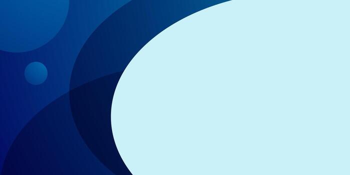 Simple blue abstract background with curve shapes overlap pattern background. vector