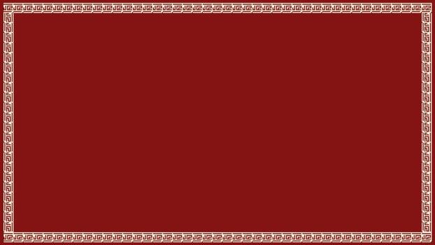 Elegant red rectangle background with decorative border frame vector
