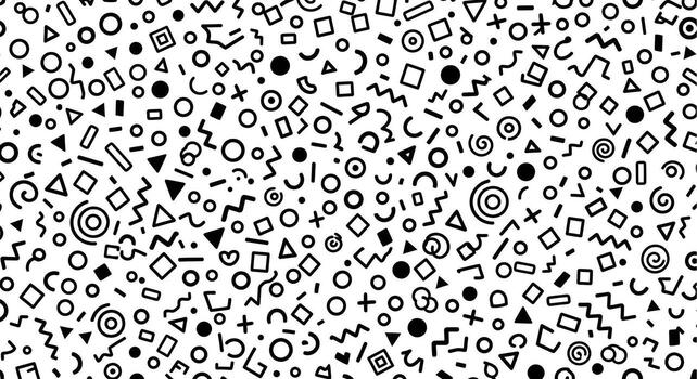 Abstract Pattern with Geometric Shapes vector