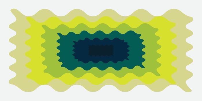 Abstract paper cut design with layered shapes and colors vector