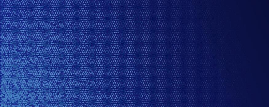 azul triángulo micro modelo crea diagonal degradado brillo, calma tecnología onda. bajo escuela politécnica mosaico, tecnología tema. antecedentes para bandera, ui, web. mínimo geométrico estilo. ilustración vector