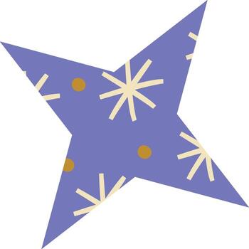 resumen estrella con geométrico patrones vector