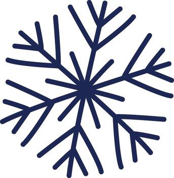 geométrico copo de nieve modelo icono vector