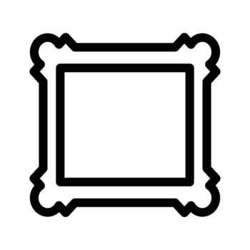 border image outline icon design good for web or mobile app vector