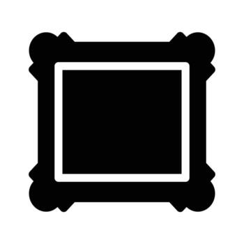 border image solid icon design good for web or mobile app vector