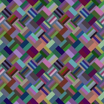 vistoso geométrico diagonal rectángulo mosaico loseta modelo antecedentes - sin costura diseño vector