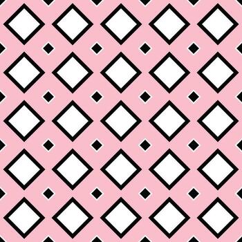 Abstract seamless square pattern background - graphic design vector