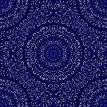 Oriental bohemian seamless curved triangle pattern background design vector