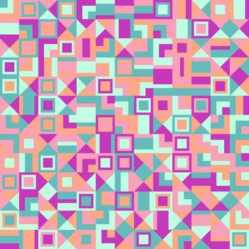 Colourful geometric pattern background - abstract design vector