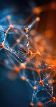 An abstract image of a network photo