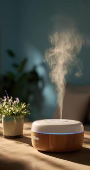 difusor con vapor creciente, en un hogar ajuste foto