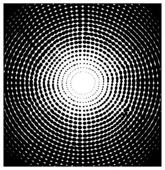 un negro y blanco trama de semitonos punto modelo foto