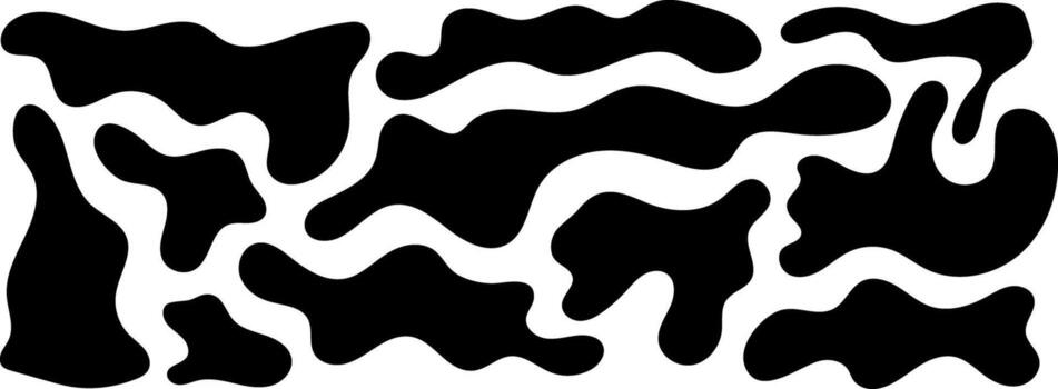 mínimo resumen composición con forma libre gota formas vector