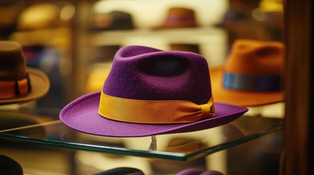 un monitor caso con sombreros foto