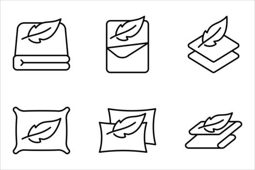 suave icono colocar. Delgado línea icono para sitio web diseño y desarrollo, ilustración en blanco antecedentes vector