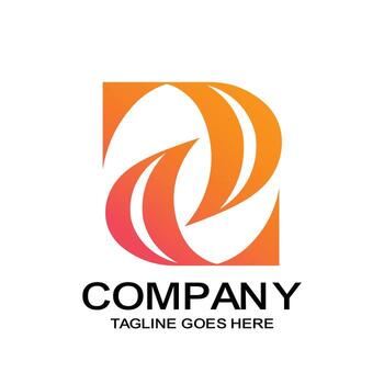 moderno letra re y C logo diseño en dinámica degradado estilo vector