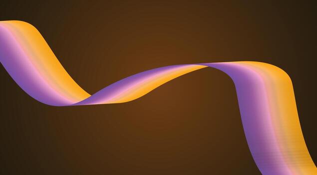 Blend Wavy Curved Smooth Background Colorful Abstract Design Illustration vector