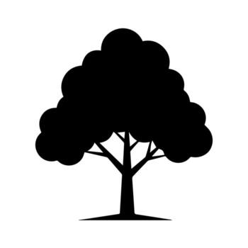 A majestic tree stands tall embracing the changing seasons symbolizing growth and resilience as a vector