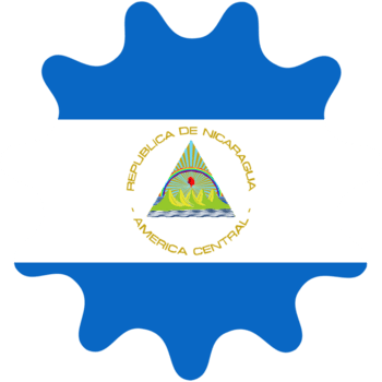 Nicarágua bandeira suave lados ícone png