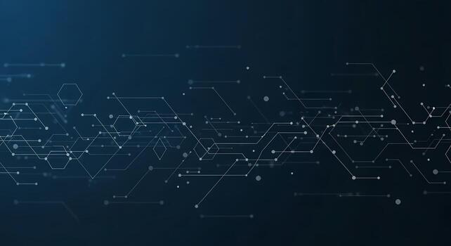 Digital Network Connection Abstract Background Futuristic Circuit Board Technology photo