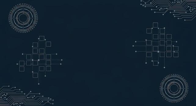 Abstract Futuristic Digital Network and Circuit Board Technology Background photo