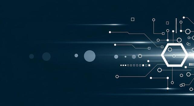 Abstract Futuristic Digital Network Connection Technology Background photo