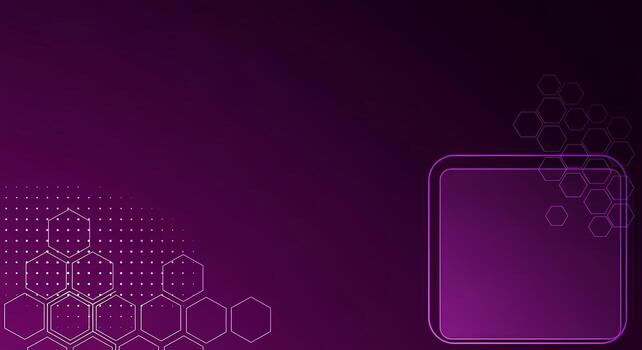 Futuristic Digital Technology Background With Hexagonal Grids and Copy Space photo